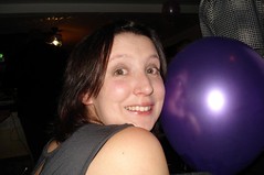 Me and a purple balloon!