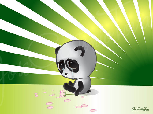 This makes me a sad panda Ilustraci n Panda cry Tagged as admin
