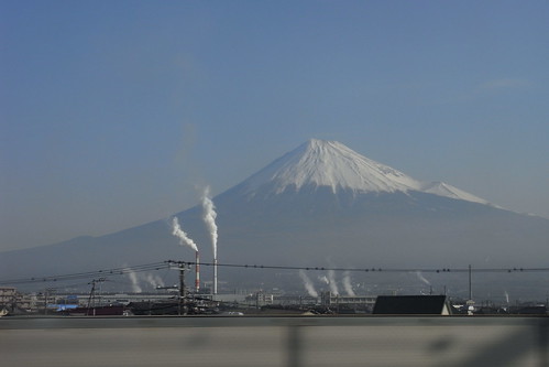Fuji from window view