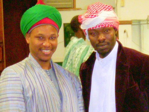 Saifuddin and a fellow Fulani from Senegal.