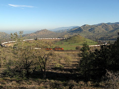 Image of the Tehachapi Railroad Loop by Airplane Journal on Flickr