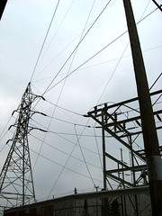 Substation Wires Sky