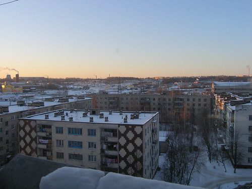 Вид с 9 этажа моего дома ©  radev