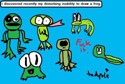 bad drawings of frogs
