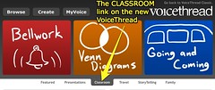 Classroom link on the new VoiceThread