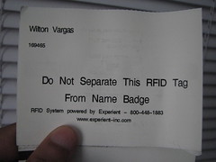 Aviso de RFID
