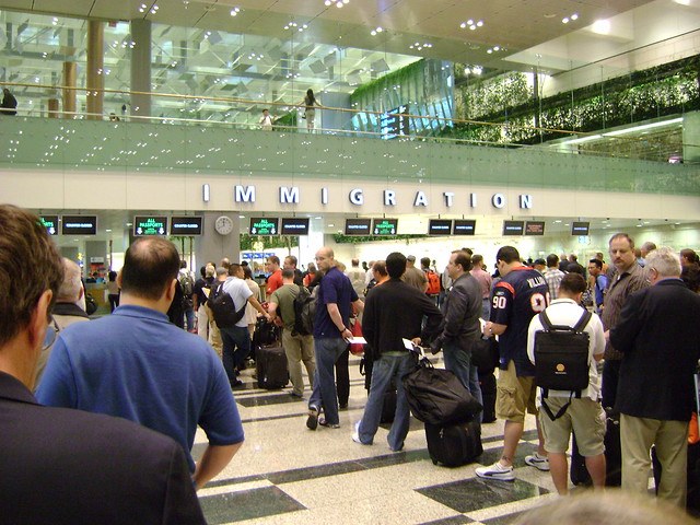 Singapore Airport Immigration | Flickr - Photo Sharing!