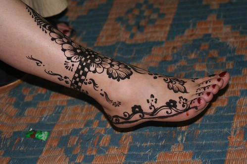  Tattooed leg and foot 