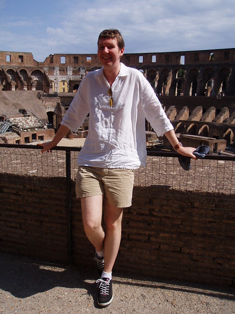 Me at the Colosseum by Oblong Dog