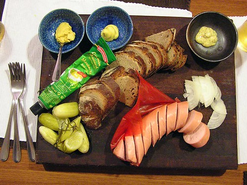 Fleischwurst platter from the MayPaul