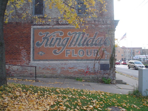 old sign for King Midas flour