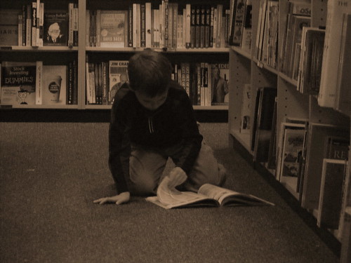 Drew Reading at Boarders
