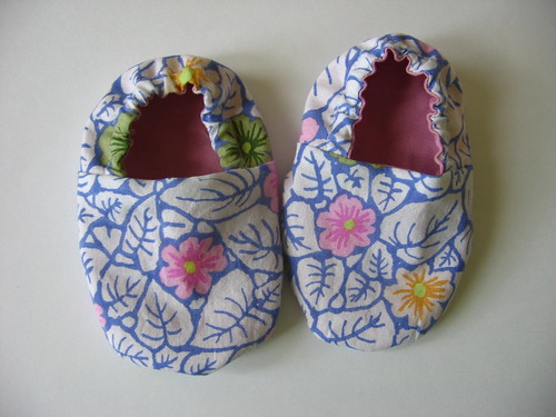 Leafy Flower Baby Shoes
