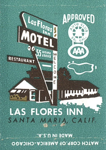 Las Flores Inn Motel, Santa Maria, California by jericl cat