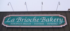 La Brioche Bakery sign