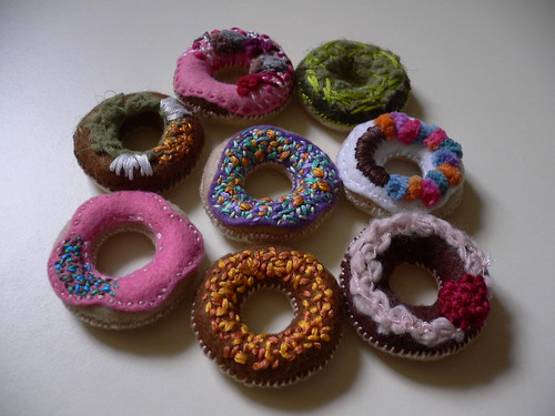 Mini Felt Donuts (Group 7)