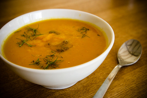 Roast Carrot and Fennel Soup