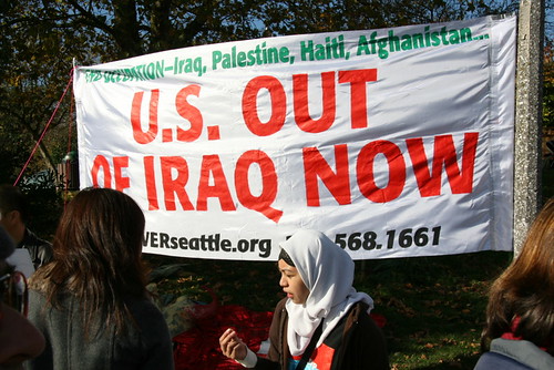 October 2007 Seattle Protest - U.S. Out of Iraq