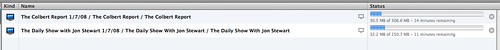 iTunes Downloading New Episodes!