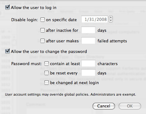 WGM: Password Options