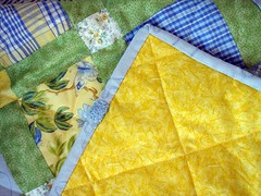 April Cornell Sunshine Quilt Binding and Back