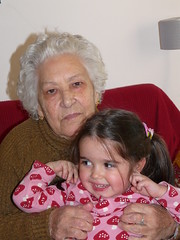 Com a bisavó Amabilia ( materna )