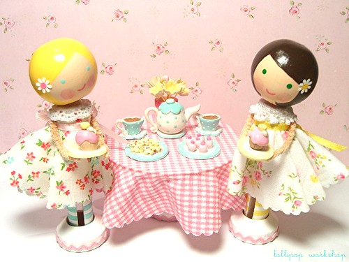 tea for two and cupcakes, too! by be cheery.