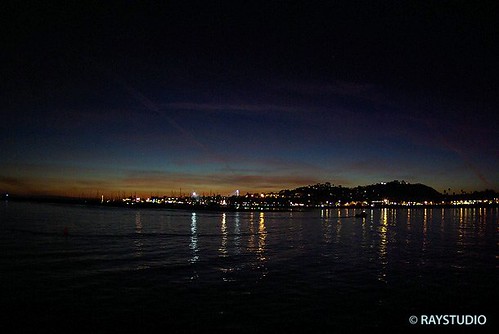 Sunset at the Harbor of Santa Barbara