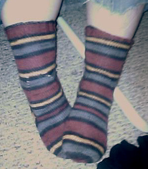 red and yellow mom socks