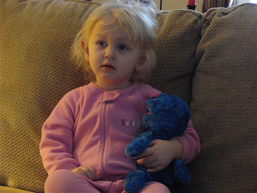 A girl and her Grover