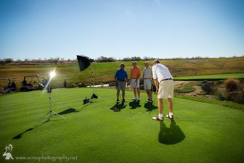 Golf Photographer SETUP shot Professional strobist setup Scottsdale