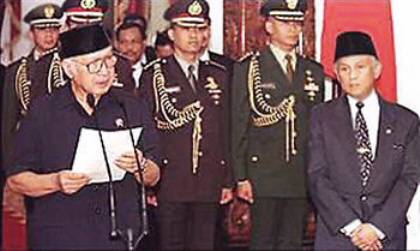 Soeharto mundur, 21 Mei 1998