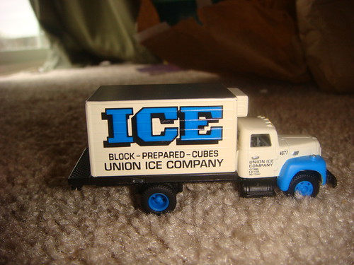 ice truck killer barbie. an ice truck,