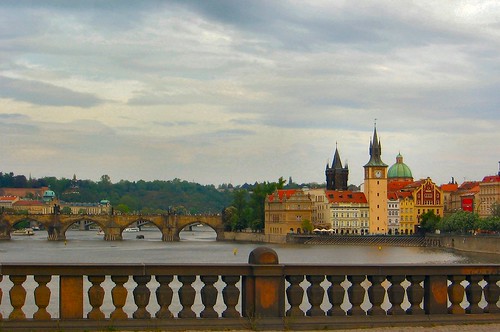 View on Prague by Optical illusion.