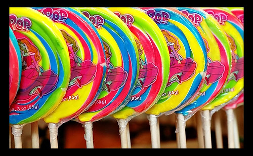 lollipops at disneyland candy palace by Miro-Foto