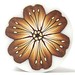 Brown/gold flower par Marcia - Mars design