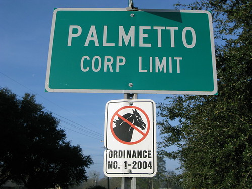No horses in Palmetto, Louisiana, USA