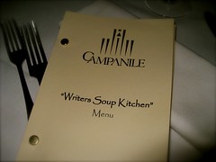 Campanile's Writers Soup Kitchen Menu. (01/16/2008)