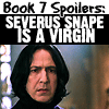 Harry Potter 7 Spoiler Severus Snape is...
