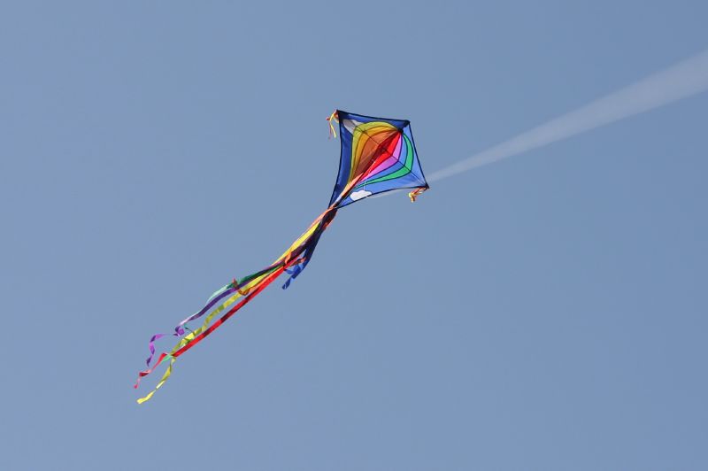 Flying my kite at Milliken Park