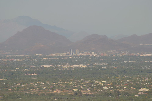 Downtown Tucson from Mount Lemmon