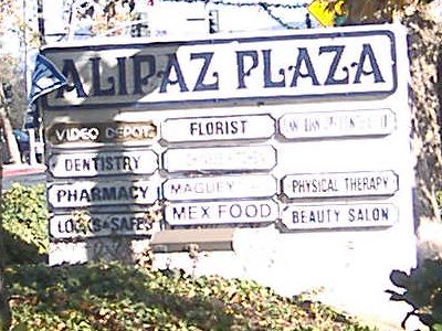 Plaza Sign