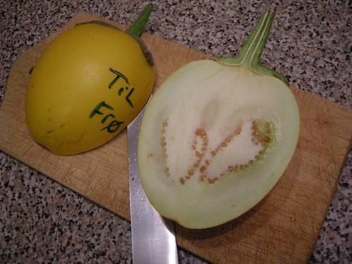 Taglio le melanzane molto mature