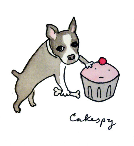 Dog and Cupcake