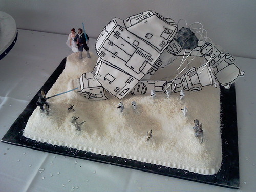 Star Wars wedding cake by Magic Robot.