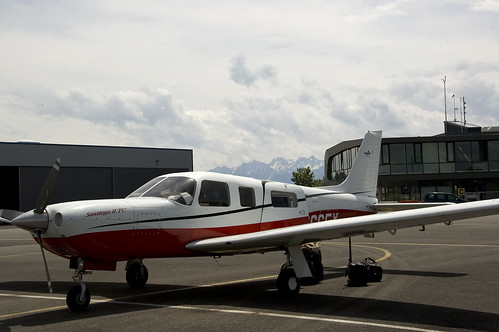 Parked at Lausanne Airfield