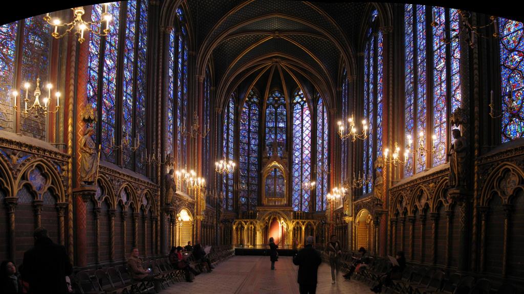 Stained Glass in Sainte-Chapelle