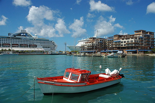 On the water in Oranjestad, Aruba ~ by **Mary**.
