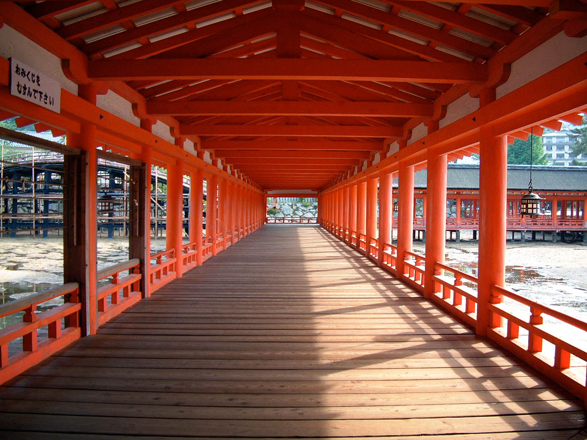 Itsukushima Pier, Itsukushima Shrine, Miyajima Island, Japan