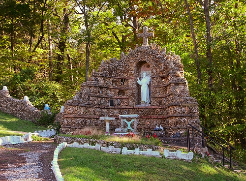 Black Madonna Shrine, in Eureka, Missouri, USA - grotto 1
